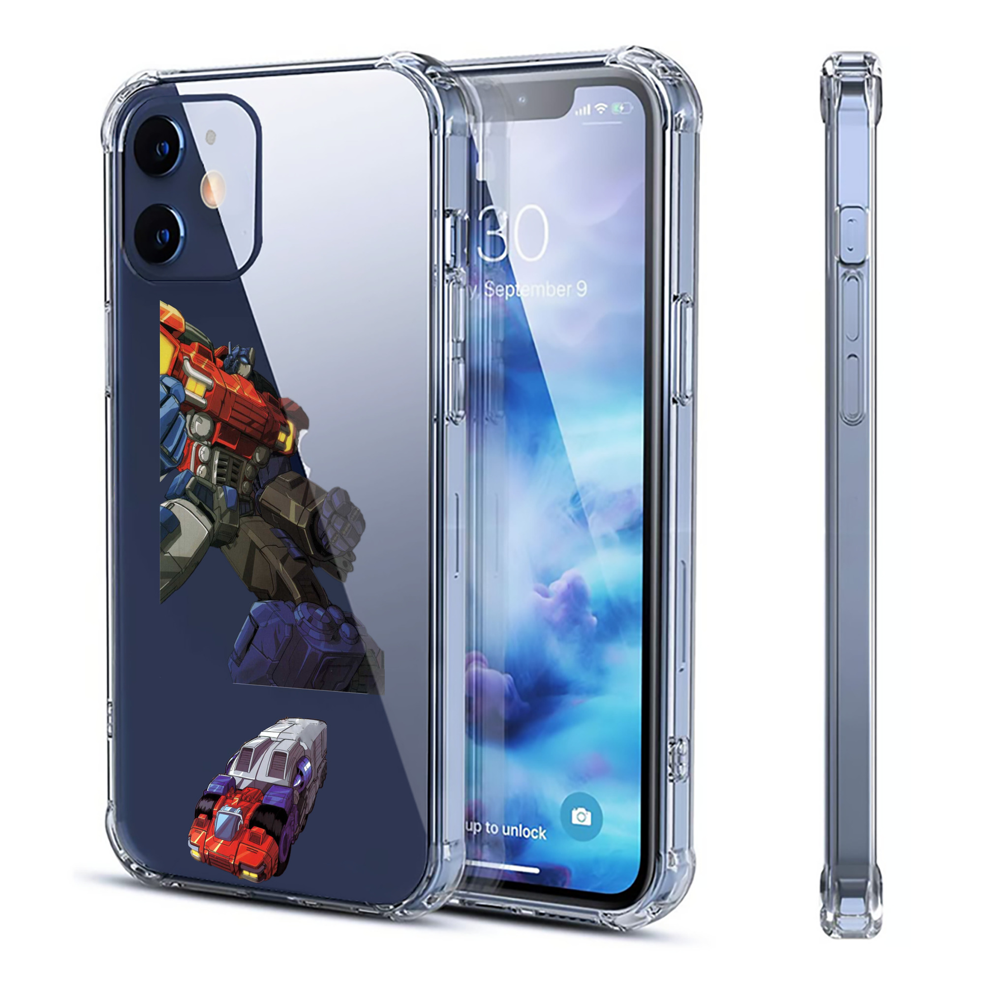 （画像用）  【iPhone 12シリーズ対応】透明スマホケース（クリアソフトケース）